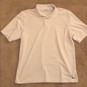 White Athletic Polo Shirt